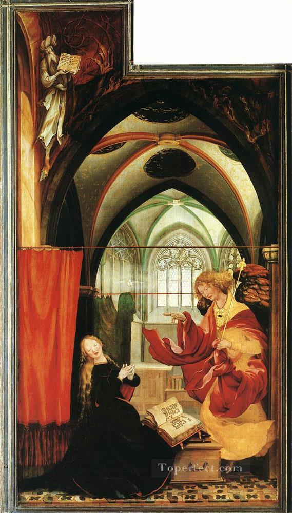 The Annunciation Renaissance Matthias Grunewald Oil Paintings